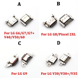 2PCS Type C USB Charging Dock Connector For LG G8 ThinQ G820 G8S G7 Q7 G6 G600 G9 G900 Q92 V60 V50 V40 V30 V35 V30S Charger Port