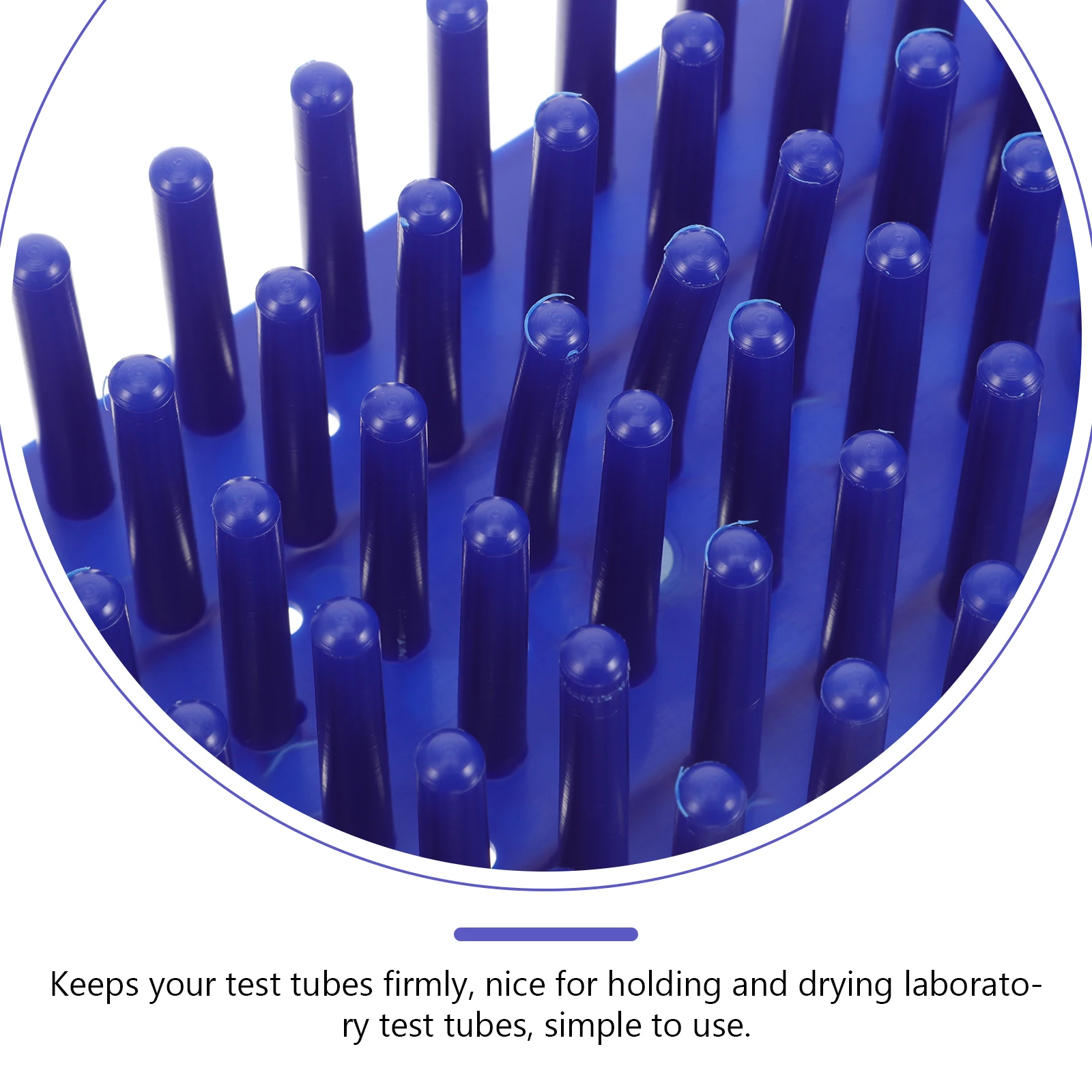 Stojak na probówki z bocznym ociekaczem, plastikowy uchwyt na probówki, plastikowy wieszak na probówki, suszarka do butelek, rękodzieło DIY, zabawka.