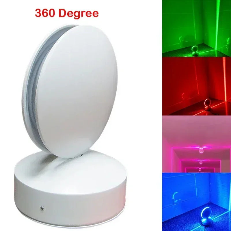 10W Waterproof Window Sill Lamp 360 Degree Corridor Bar Hotel Passage Line Ray Light Spot Light Colorful Porch Light RGB Lamps