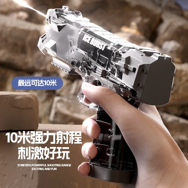 Electric Water Gun Automatic Blowback Toy Gun Large Capacity Watergun Pistol Outdoor Summer Beach Cs Pubg Prop Gifts For Boys