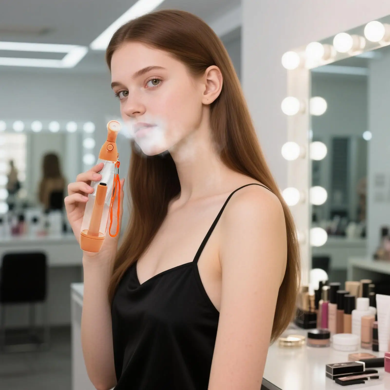 High Pressure Continuous Spray Bottle Hair Care Makeup Water Replenishing Spray Bottle Separate Bottle Press Mist Spray Bottle