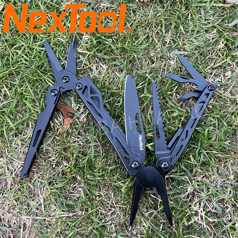 NexTool Black Knight Unlocked 11-In-1 EDC Knife Pocket Knives Survival Kit Multi Tool Pliers Hand Tools Screwdriver Multi-tool