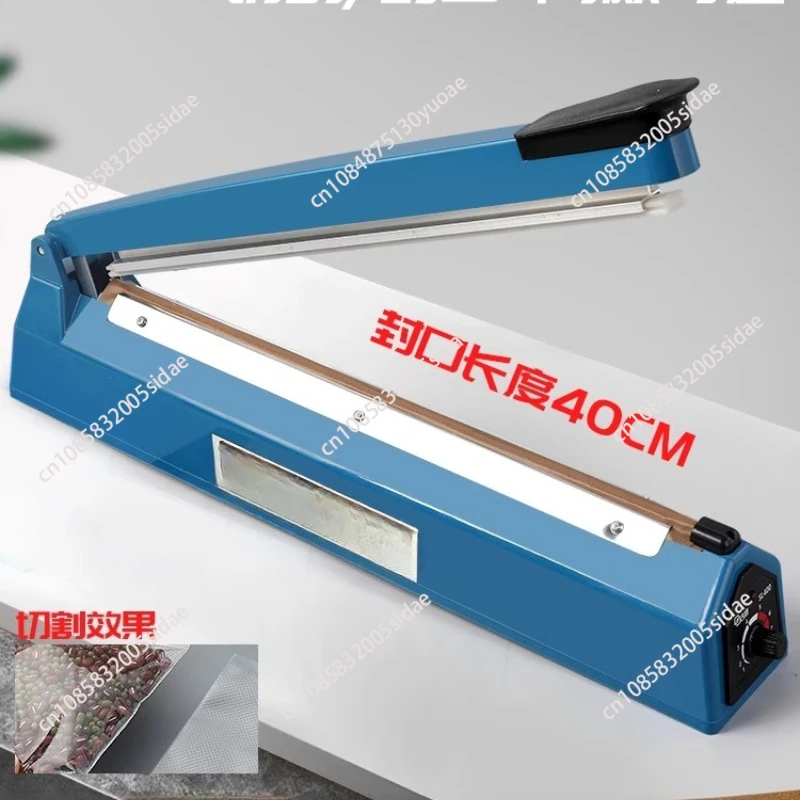 

Машина для запечатывания, резка 40 см, коммерческая машина для ручного прессования, небольшая упаковочная машина, машина для запечатывания пленки для чая
