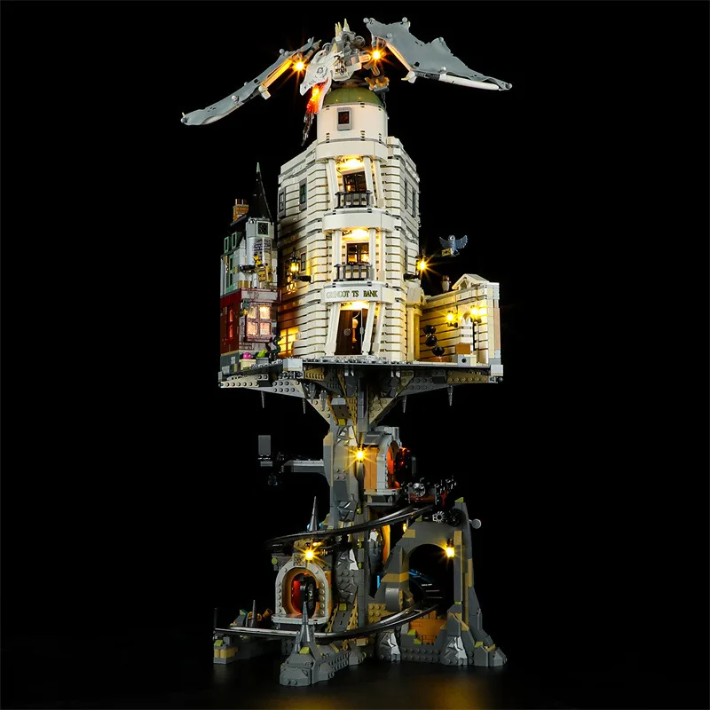 LED Light Kit for 76417 Gringotts Wizarding Bank-Collectors Building Block Lights (NO Blocks Only LED Light) Bricks Lights Toys