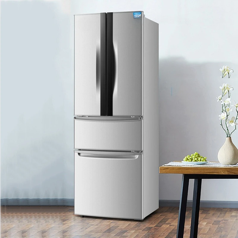 Household multi-door fresh-keeping refrigerator direct cooling fixed frequency refrigerator frozen refrigeration refrigerator