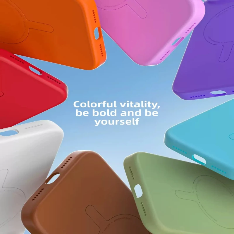 YOUNGKIT iPhone Case Suitable For Iphone17promax Mobile Case Apple 17pro Liquid Silicone Magnetic Protective Case Soft Case Air