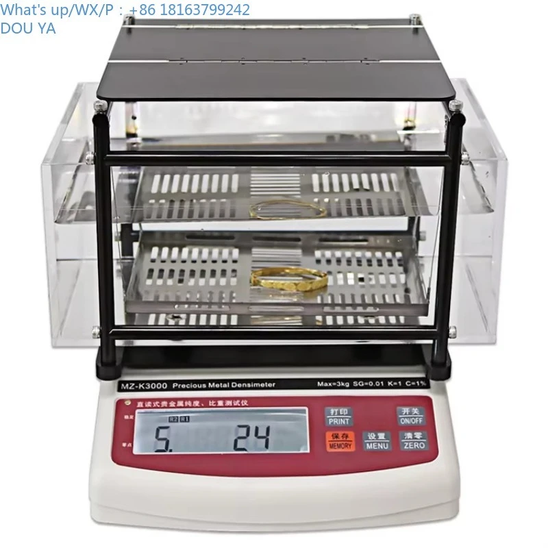 

3000g Electronic Gold Purity Karat Testing Machine High Capacity for Gold Bars OEM Customizable