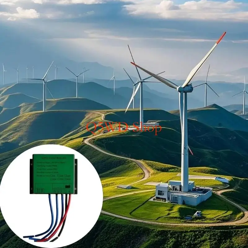 Q5WD Low Controller Regulator with LED Indicators Wind Turbines Generator Controller Wind Generator Controller view 3