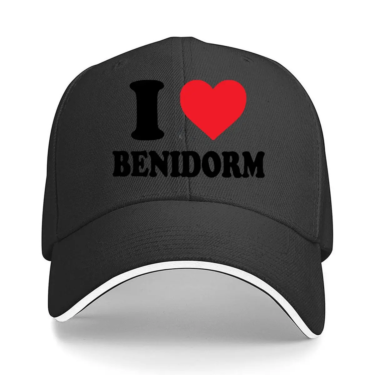 

Benidorm - Bold, Text - Themed Design Sandwich Baseball Cap