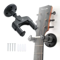 Guitar Hanger Stand Wall Mount Holder Hook for Electric Guitar Acoustic Guitar Mandolin Ukulele Guitar Wall Strap Holder Stand