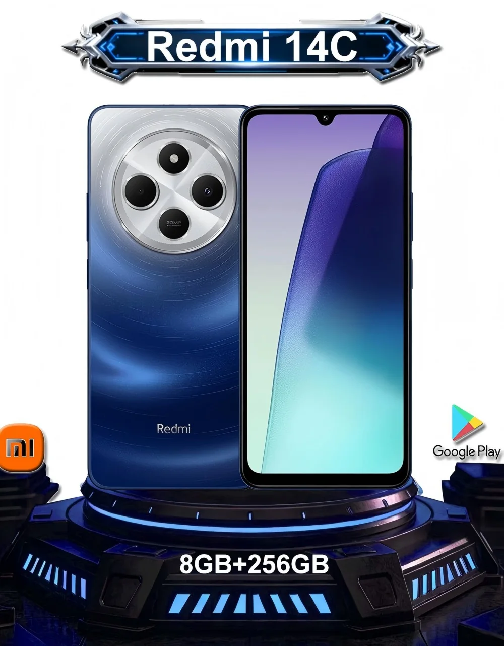 

Смартфон Redmi 14C 4G Fashion 8 ГБ+256 ГБ, 5160 мАч, Type-C, XIAOMI [спецификации для ЕС/США/Великобритании]