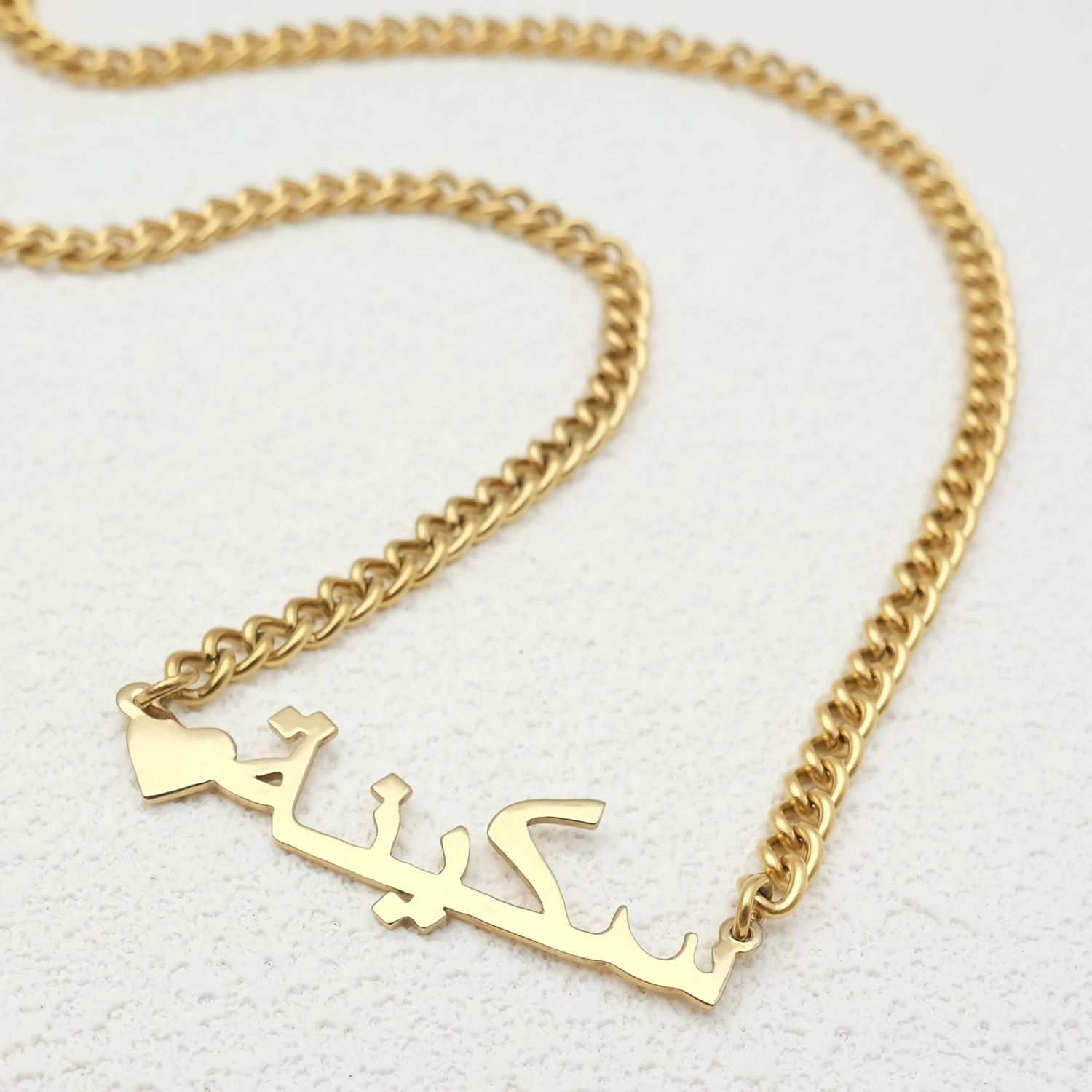 Image 7: Collier personnalisé avec nom arabe, bijoux islamiques, cadeau personnalisé pour sa fête des mères