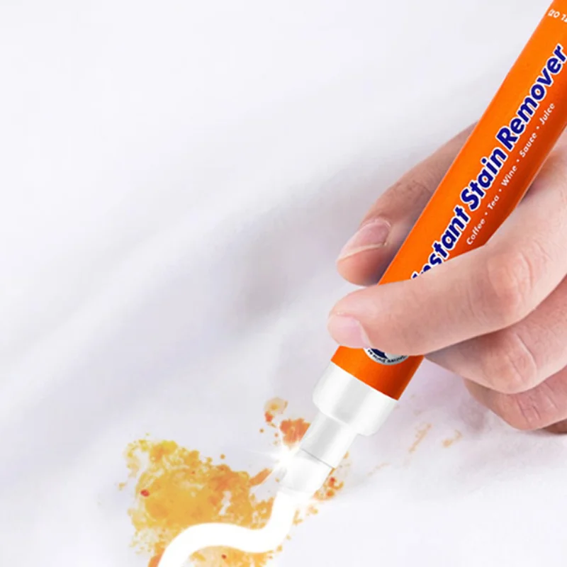 

1 Pcs 10ml Portable Multipurpose No-wash Stain Remover Pen Travel Friendly Works On Food And Drink Stains Bleach Pen