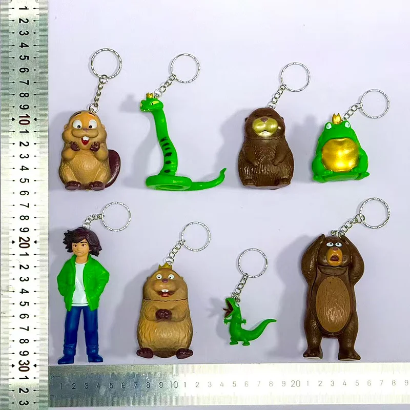 Creative Hoppers Blind Box Little Lizard Keychain Pendant Cartoon Anime Key Ring Bag Hanging Decoration Gift