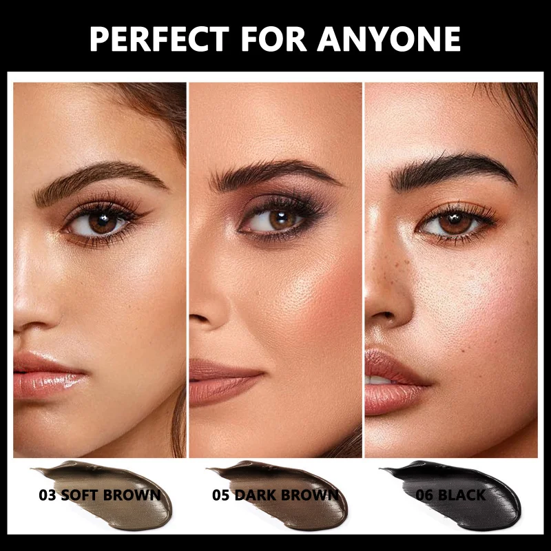 ชุดย้อมคิ้วไม่ซีดจางกันน้ําดินสอเขียนคิ้วติดทนนาน Smooth Shaping Eyebrow GEL