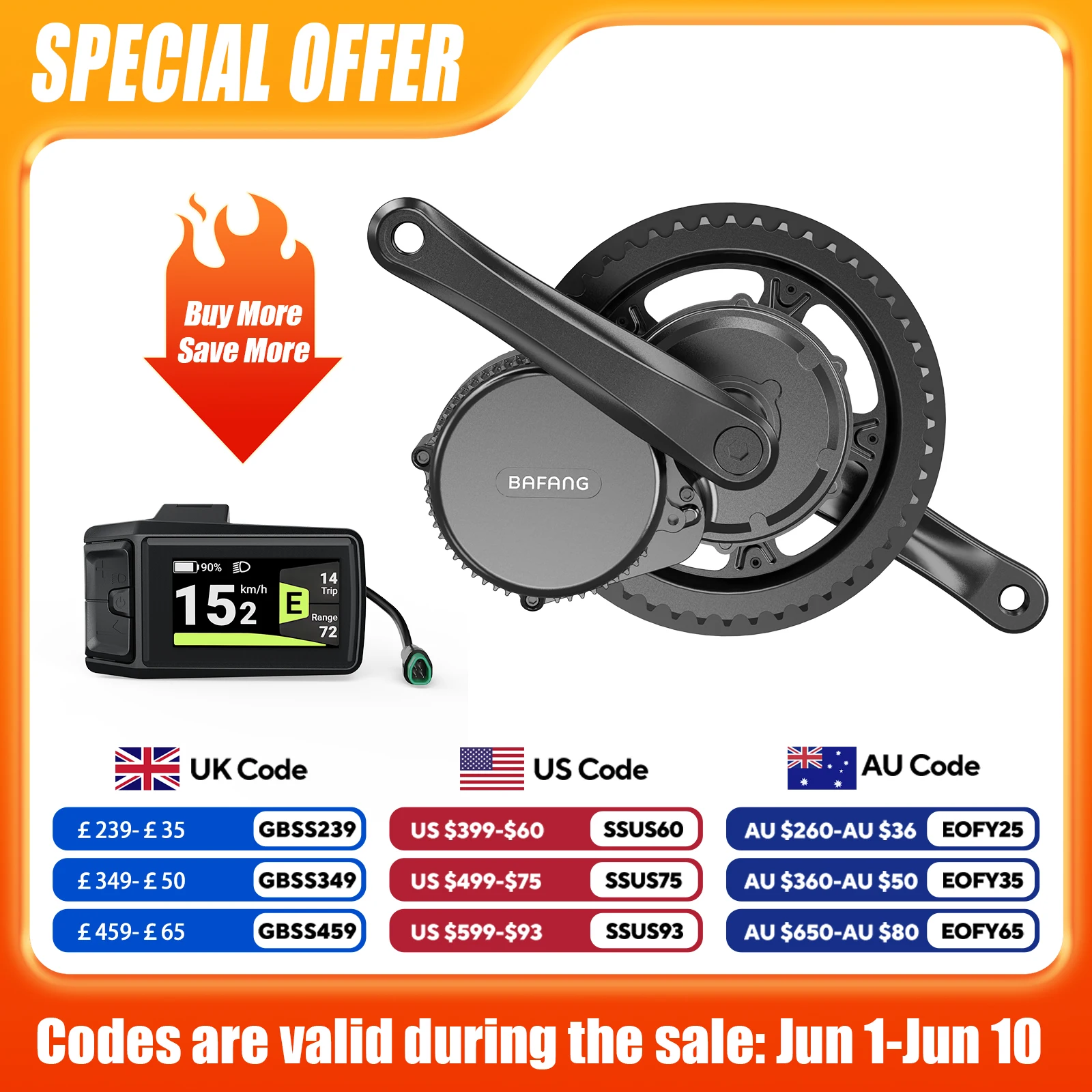 Bafang 750W 48V Motor Kit Complete Set Electric Bike Middle Drive 8fun BBS02 BBS02B eBike Conversion Kit Central Bicycle Engine