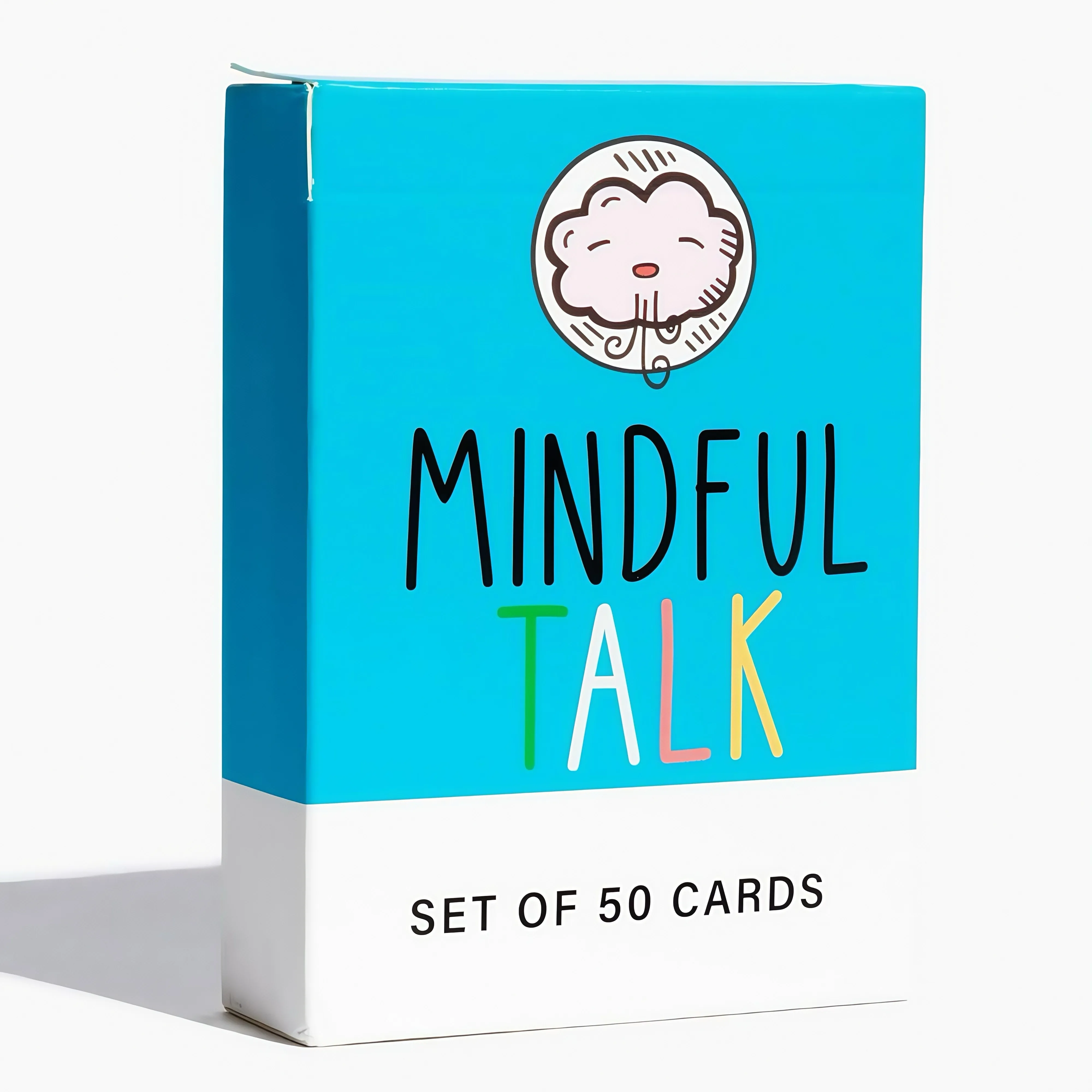 

Набор диалогражных карт MINDFUL TALK Mindfulness из 50 карточек: питание души, открытие глубокой связи между родителями и c