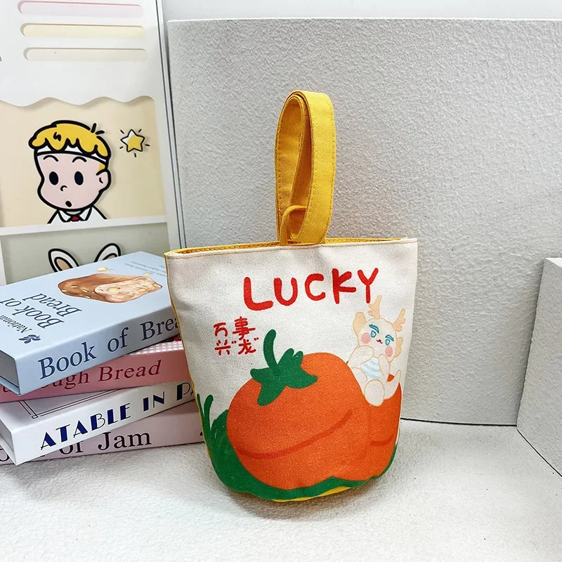 الكرتون قماش دلو حقيبة البدر مأدبة هدية حقيبة من القماش الخروج حقيبة الأم رياض الأطفال حقيبة صغيرة لطيف #4