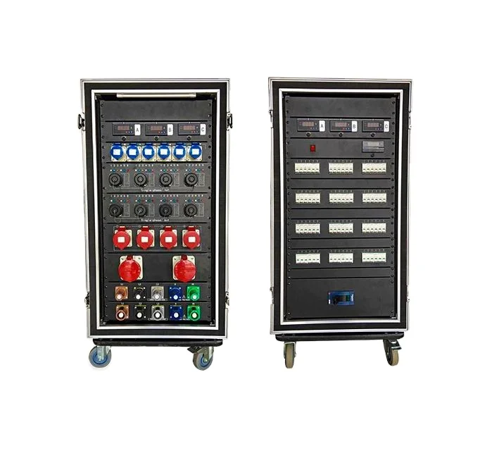 3 Phase 380 Voltage Electrical Power Supply Distribution Equipment Socapex Portable Power Distro Boxes