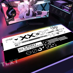 Prints tream große rgb mauspad gaming mouse pad led maus matte csgo gamer mouse pads pc schreibtisch pads rgb tastatur matten xxl 90x40cm