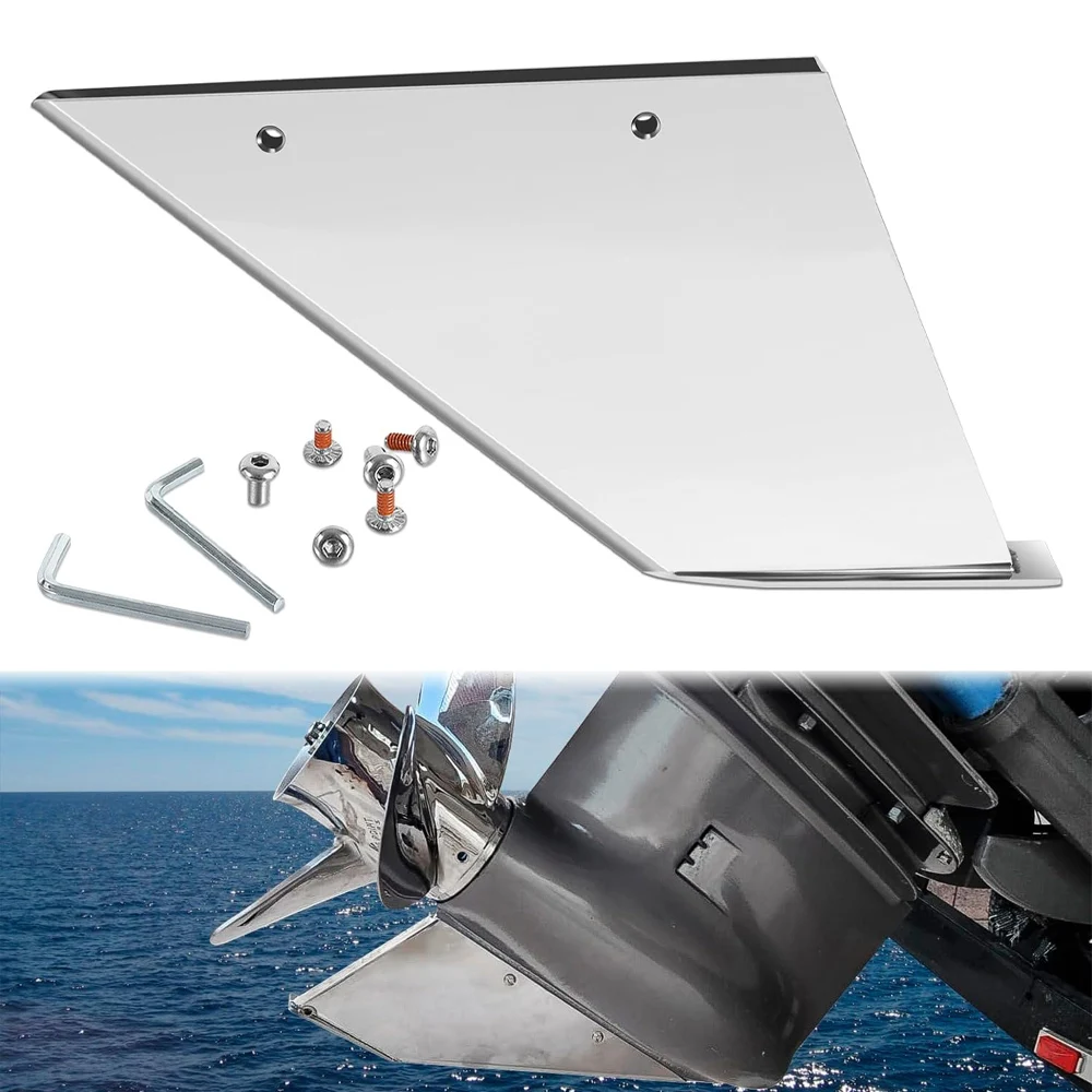 

27412 Skeg Guard Stainless Steel Guard Protector for Mercury 200hp 225hp 250hp 300hp 4 Stroke ProXS Torque Master 4.6L V8 4.8"