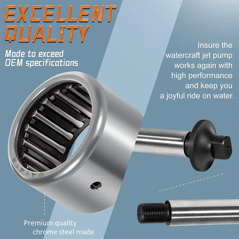 Complete Jet Pump Rebuild Kit and Impeller Removal Installation Tool Fit for 1994-2002 SeaDoo RFI GS GSI GSX GTI GTX HX SP SPI