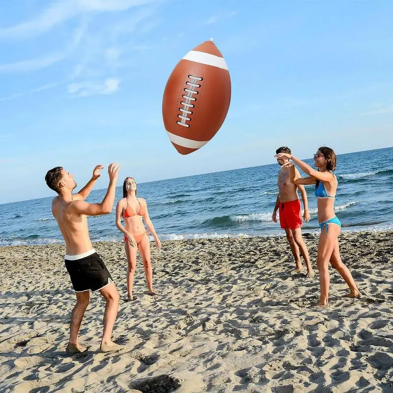 Inflatable Football For Kids Football Inflatable Beach Toy PVC Inflatable Pool Balls For Baseball Parties Carnival Games