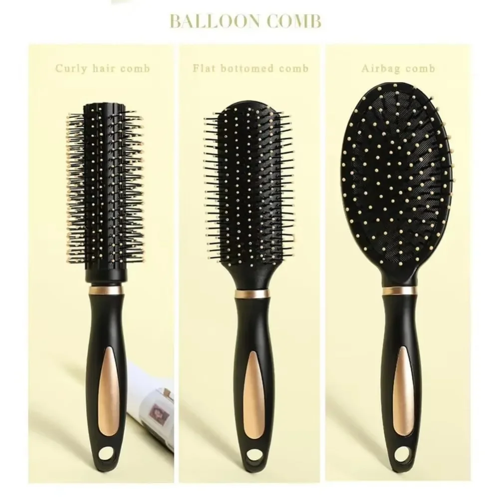 Pente de estilo de cabelo profissional, antiestático, escova de cabelo encaracolado para homens e mulheres, almofada de ar, airbag, pentes de massagem, salão de beleza, casa