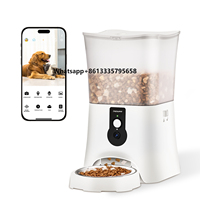 5L Automatic Smart Pet Feeder Plastic Dry Food Dispenser for Cats Dogs Touch Screen Food Dispenser OEM ODM Pet Bowls Feeders