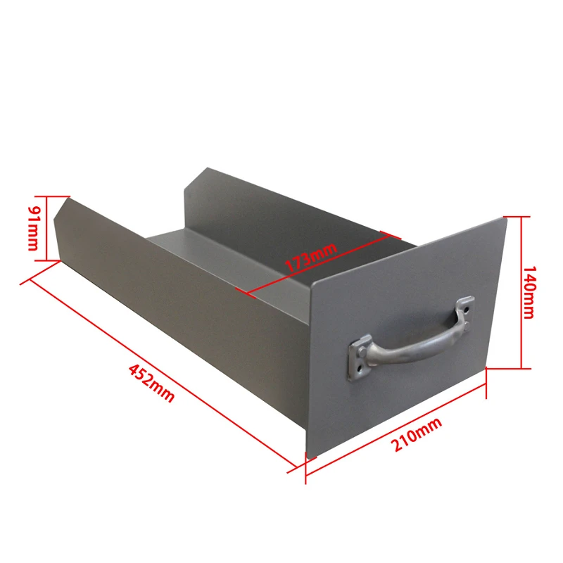 1PCS Ash Pan Drawer Replacement with Handle for Wood Stove Earthen Stove Fireplace Chimney Ash Clean Access Drawer