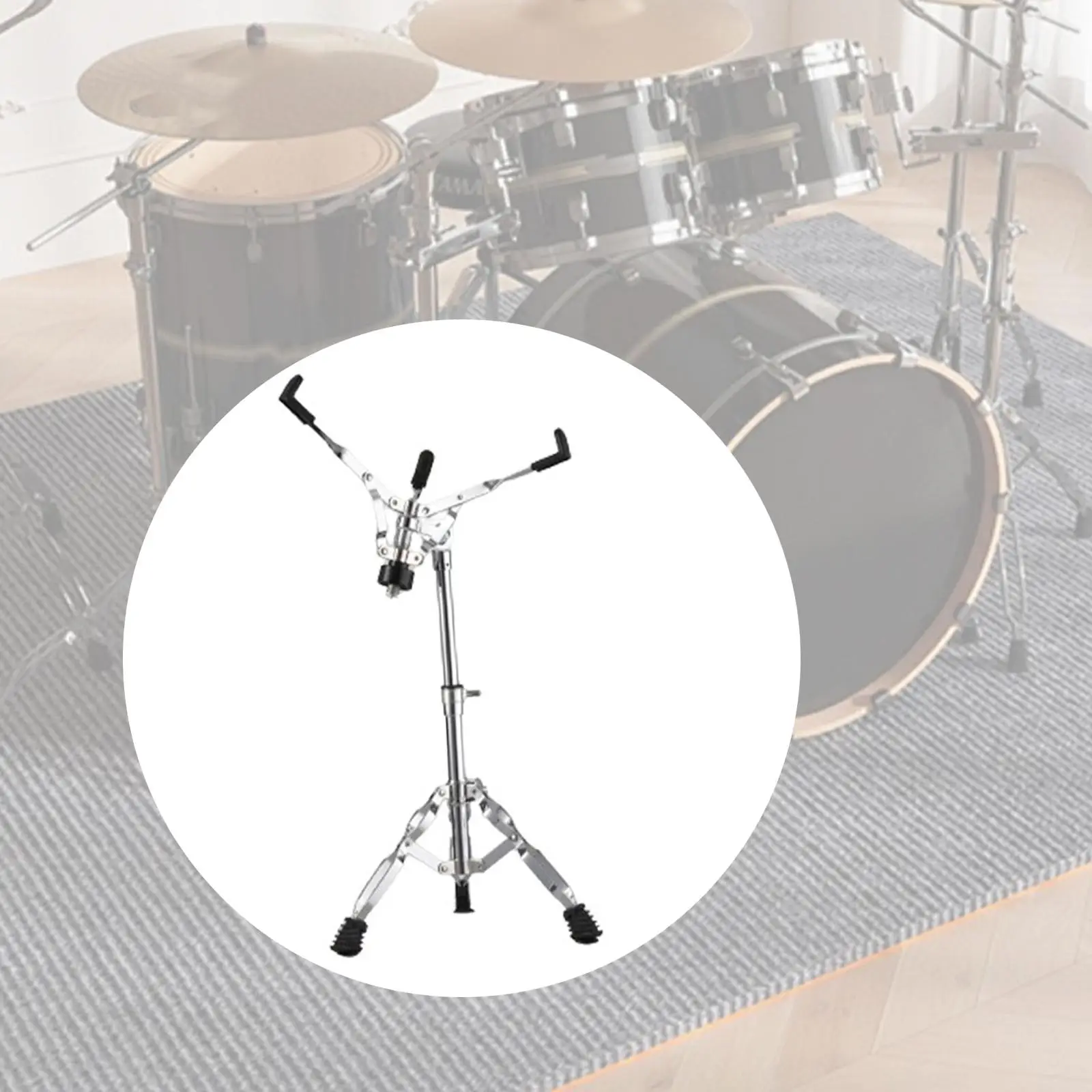 

Snare Drum Stand Portable Drum Bracket Double Braced Drum Pad Stand for Snare Drum Beginners Instrument 10inch~14inch Dia Drums