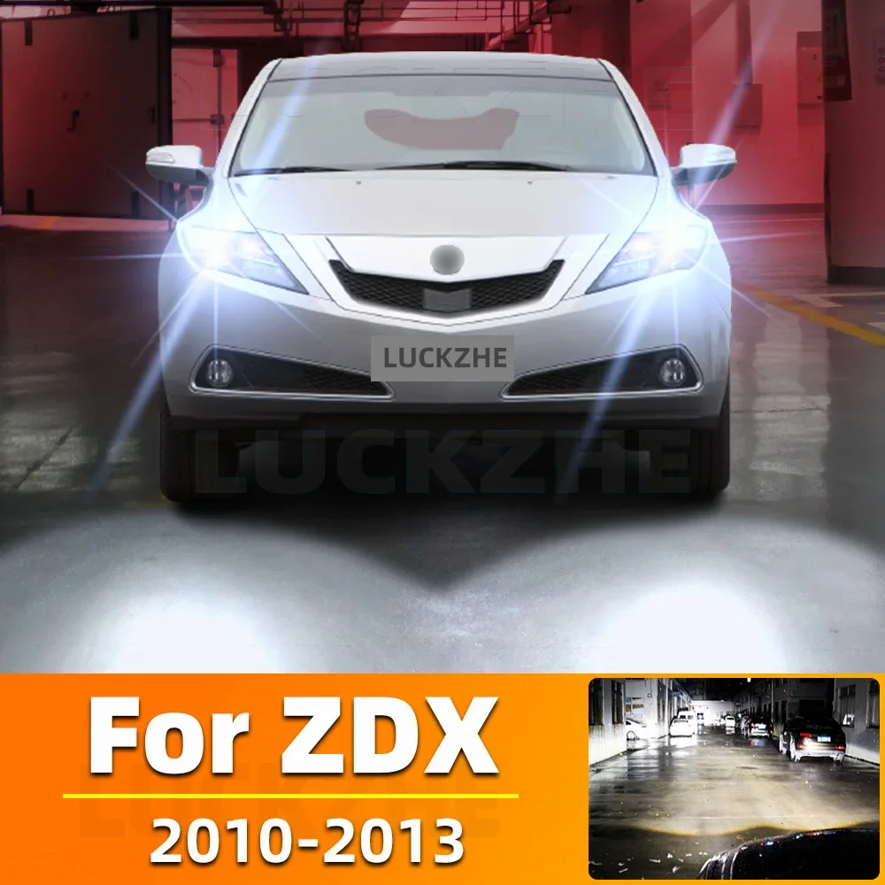 

2Pcs Car Led Headlight For Acura ZDX 2009 2010 2011 2012 2013 Auto High Low Beam Canbus Headlamp Bulb