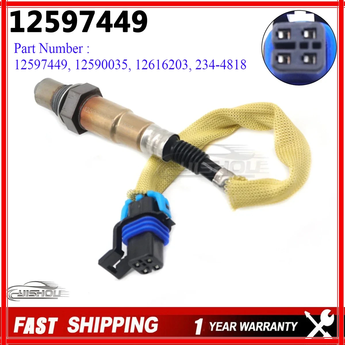 

12597449 Downstream Air Fuel Ratio Lambda O2 Oxygen Sensor 12590035 12616203 234-4818 For Cadillac CTS STS SRX Chevrolet Camaro
