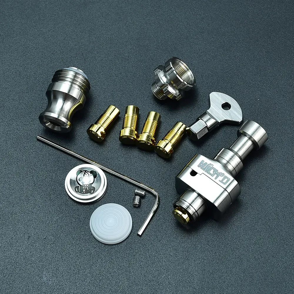 Wick d Bridg d OMEGA RBA Bridge 4.0mm/3.5mm/3.0mm/2.5mm/1.2mm Airflow Insert PRC ProRo Style Boro Tank for SXK BB / Billet mod