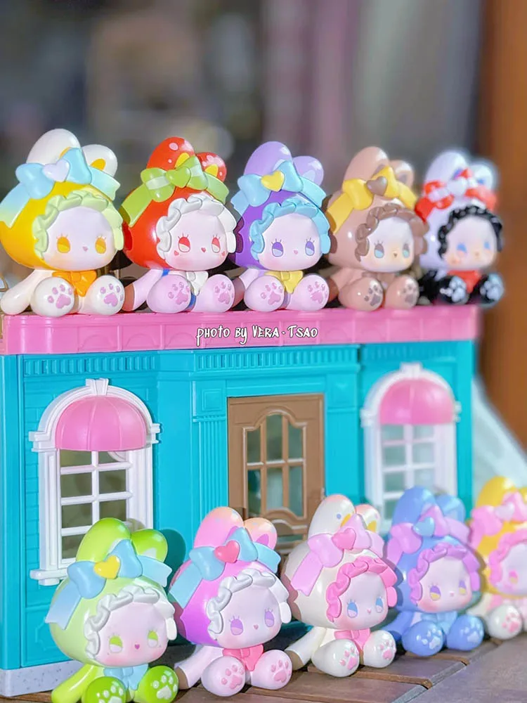 

EMMA Bunny Collector Blind Box Official Desktop Display Figure Cute Animal Mini Statue Trendy Surprise Toy Kawaii Gift for Girls