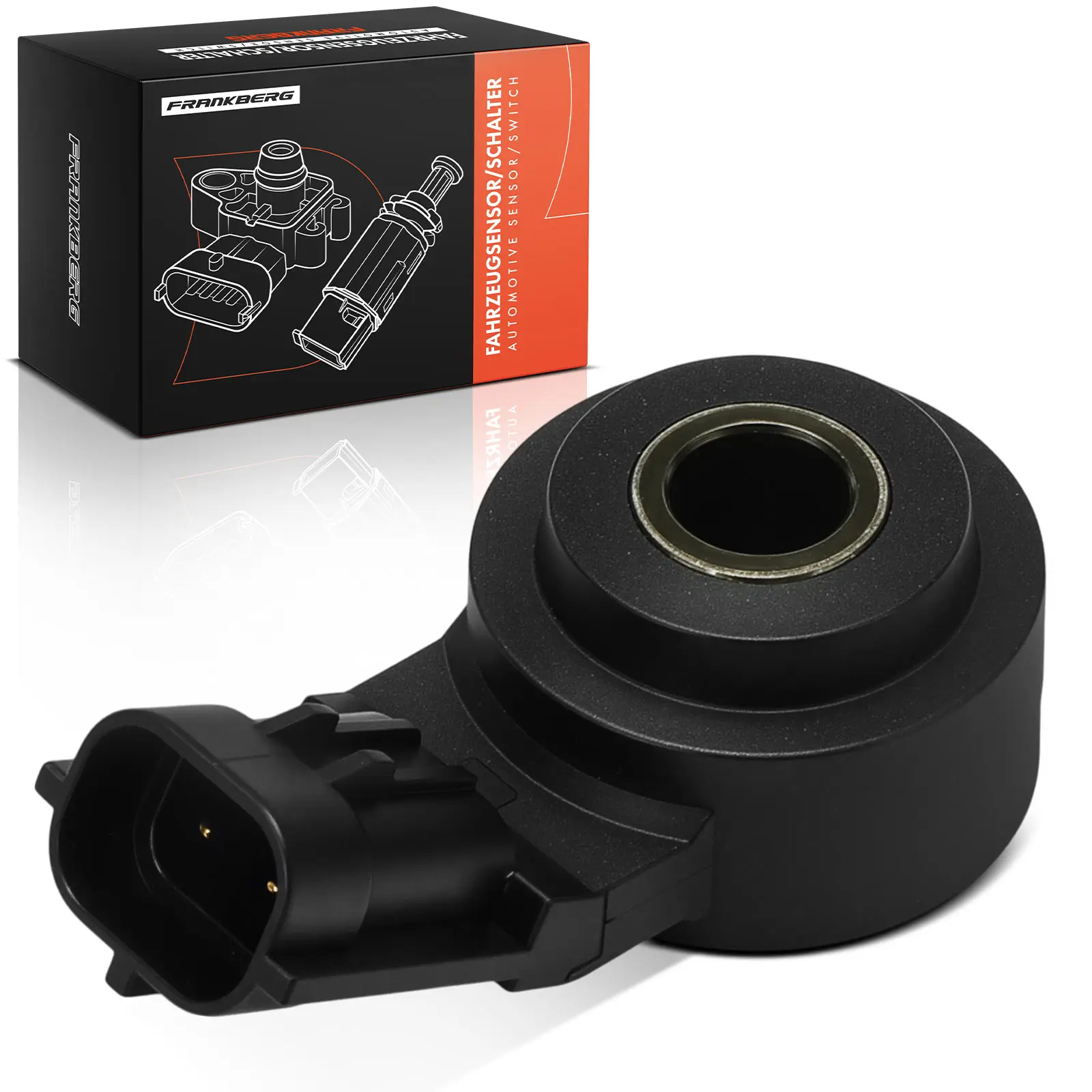 Frankberg 1x Klopsensor Detonatiesensor voor Volvo S40 II S60 S80 V50 V70 XC60 XC70 XC90 I SU13921 SU13179 307508830 KS386