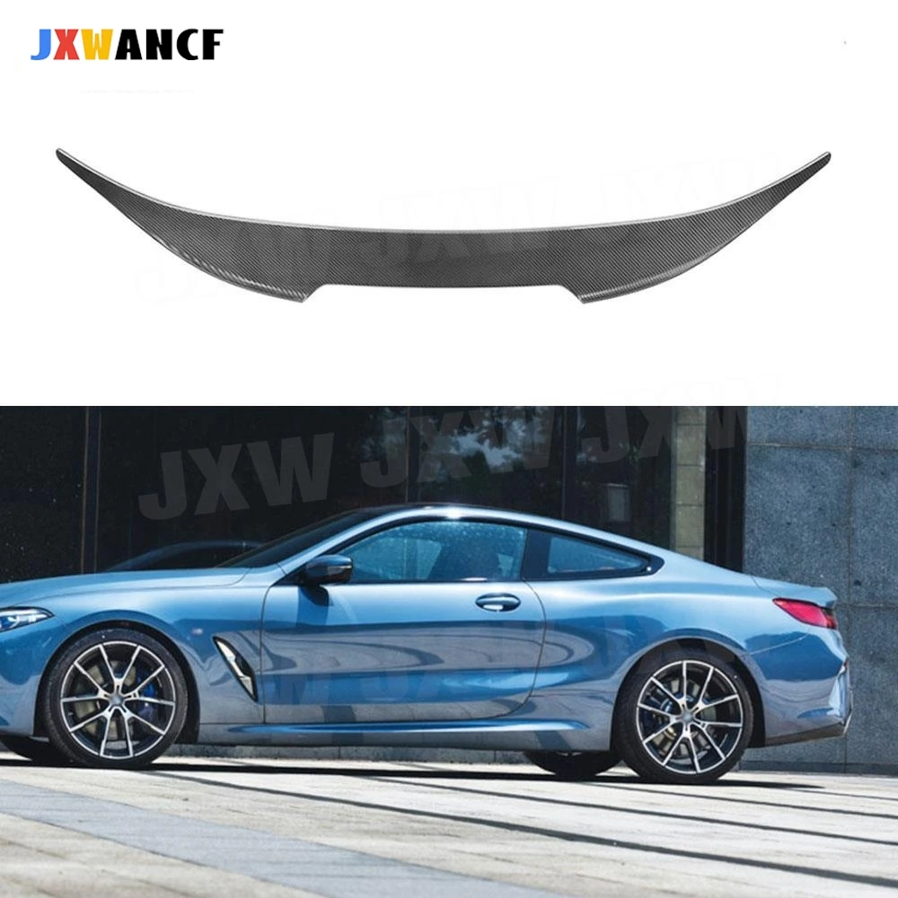 

JXWANCF сухой автомобильный задний спойлер из углеродного волокна, крыло багажника для BMW 8 серии G15 F92 M8 Coupe, 2-дверный 2020+, не крыло багажника Cabriolet