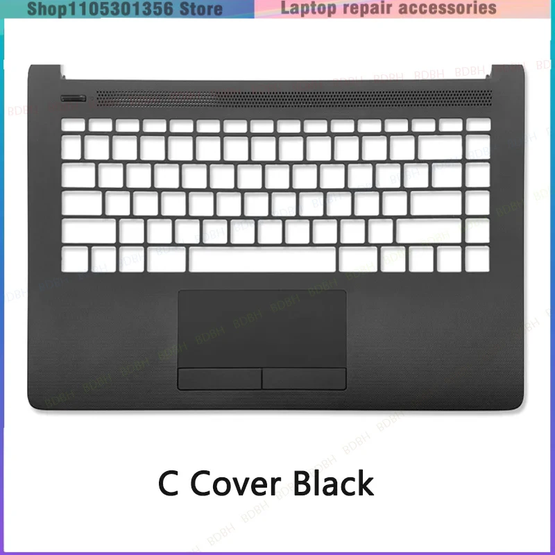 Laptop Cover For 14-CK 14-CM 14-DG 14Q-CS 240 G7  LCD Screen Top Case/Back Cover/Front Bezel/keyboard Palmrest/Bottom Case Black