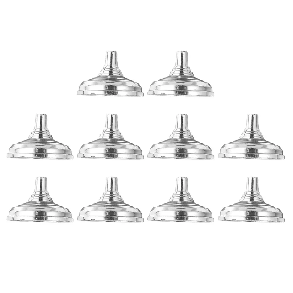 

10pcs Round Plating Base Mini Flag Holder for Desk Table Office Lightweight Small Stand for Decoration Plastic Material