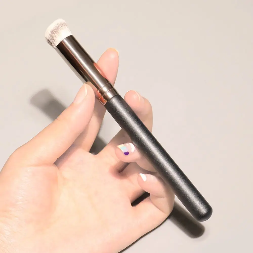 Brosse cosmétique pour fard à joues à dessus plat, brosse pour Contour, fond de teint, correcteur, brosse pour le visage, Kabuki, brosse de maquillage