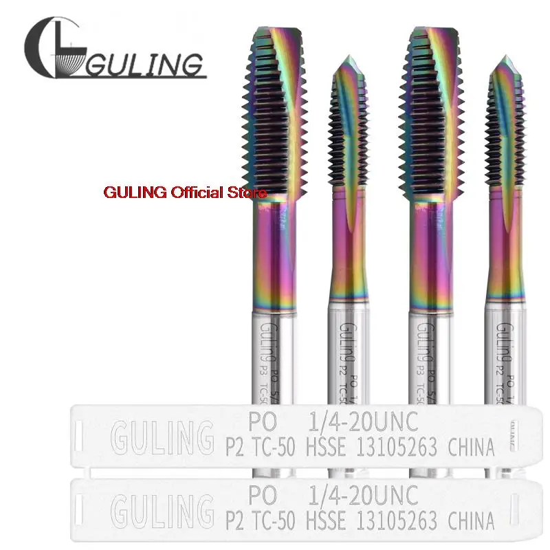 HSSE Xoắn Ốc Nhọn Tập UNC 1-64 2-56 3-48 4-40 5-40 6-32 8-32 10-24 12-24 1/4 5/16 3/8 7/16 1/2 9/16 5/8 3/4 vít Ren Vòi