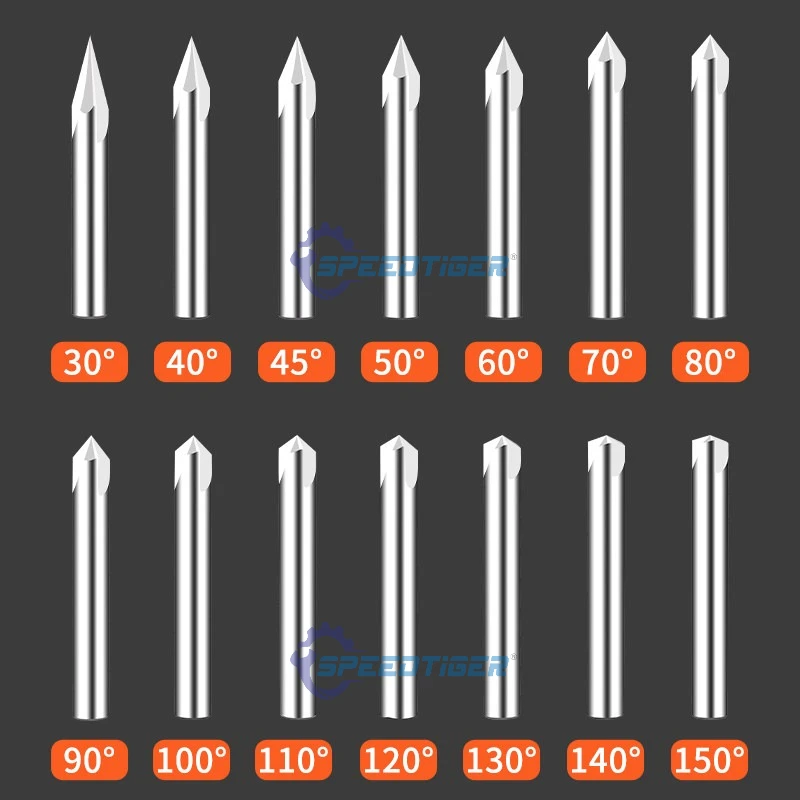 

Tungsten Carbide 30/60/90/120 Degree Chamfer Milling Cutter 35/40/45/50/55/65/70/80/82/85/95/100/105/110/125/130/140/150 Angel