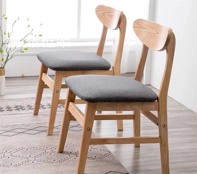 

Simple Modern Solid Wood Dining Chair Adult Home Dining Table Chair Backrest Book Table Chair