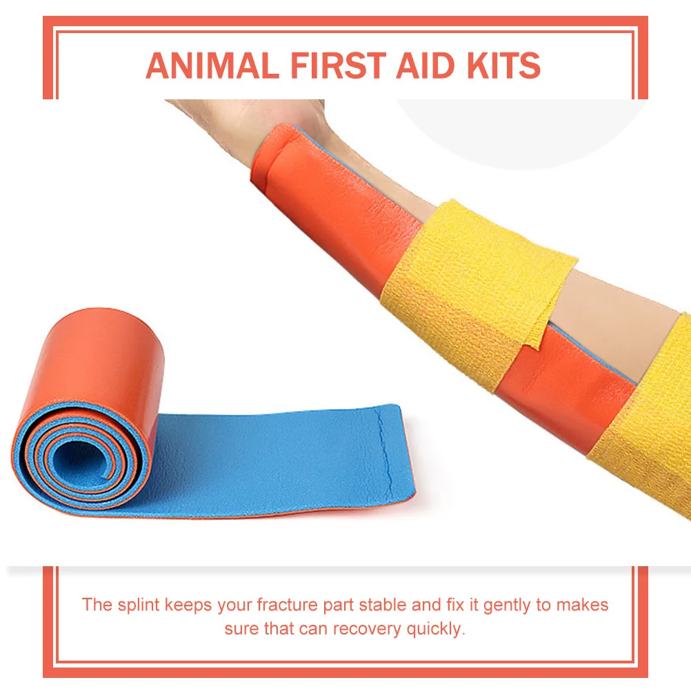 

1 Roll Bone Fracture Splint Roll Flexible Lightweight Emergency First Aid Outdoor Splint Support for Arm Leg Wrist Portable
