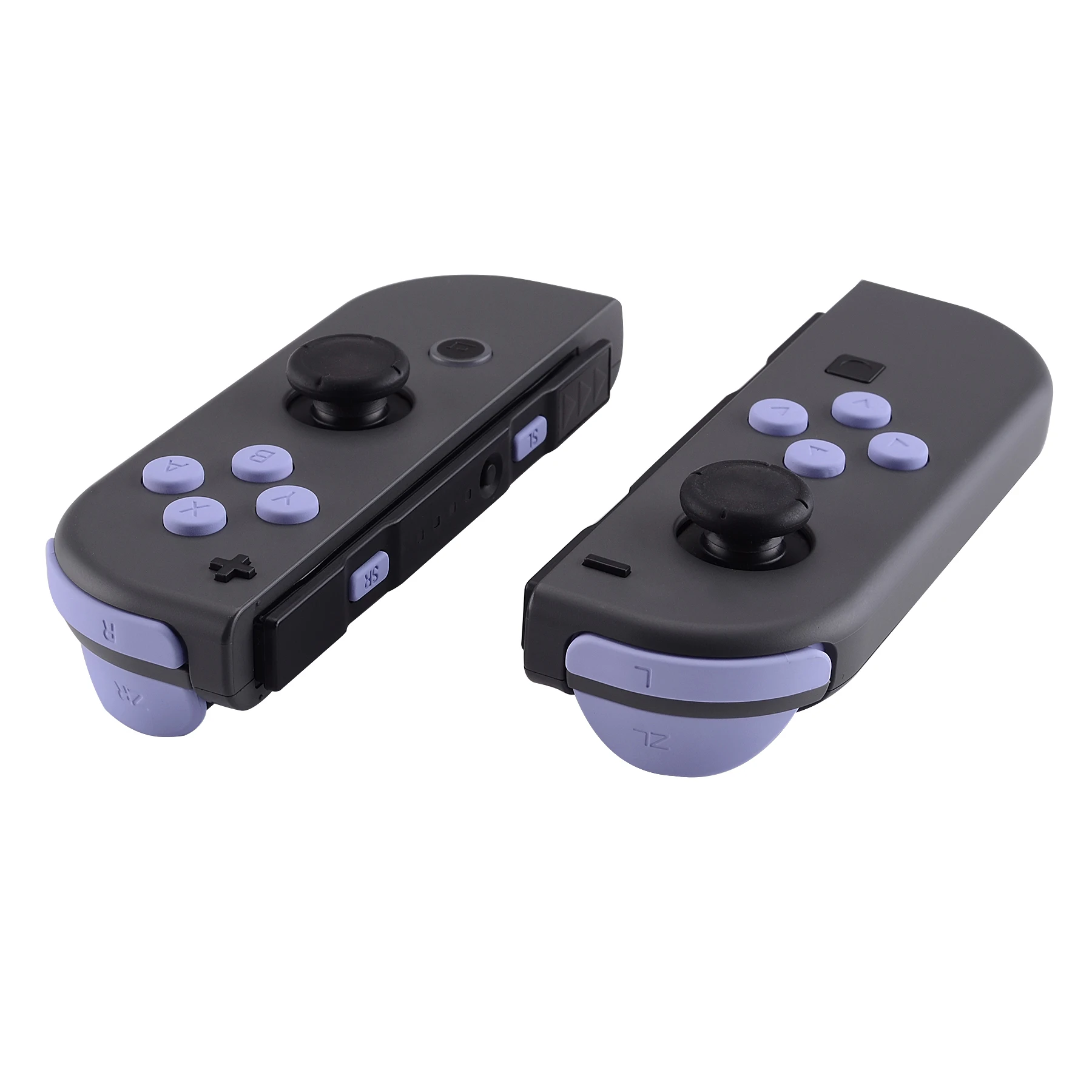 

eXtremeRate Light Violet Full Set Buttons with Tools for Nintendo Switch & OLED JoyCon Replacement ABXY SR SL L R ZR ZL Trigger