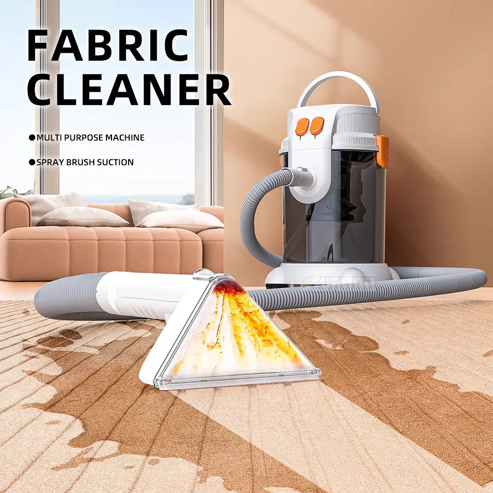 High Suction Fabric Cleaning Machine for Household Sofa Carpet Bed Sheet - Portable Durable Machine with Brush Roll