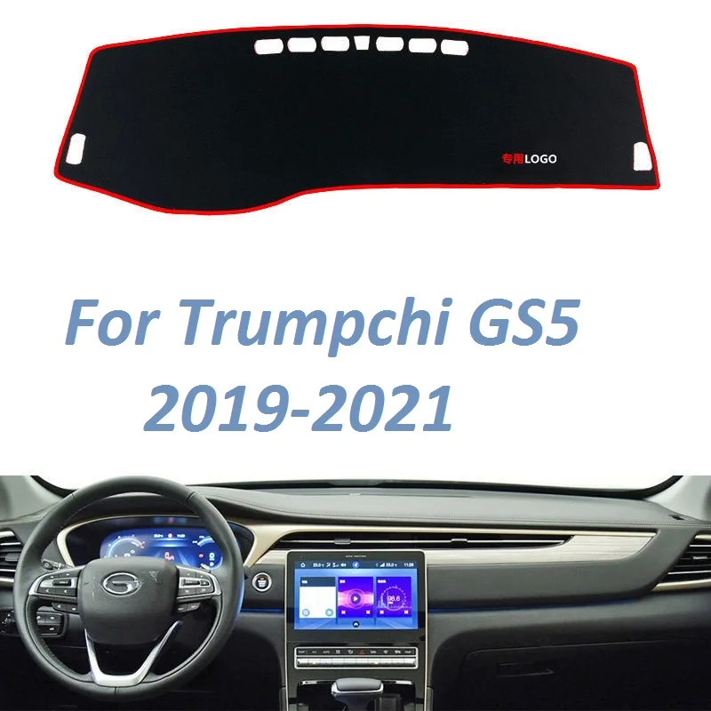 For  Trumpchi GS5 2019 2020 2021 Left Right Hand Non Slip Dashboard Cover Mat Instrument Carpet Car Accessories