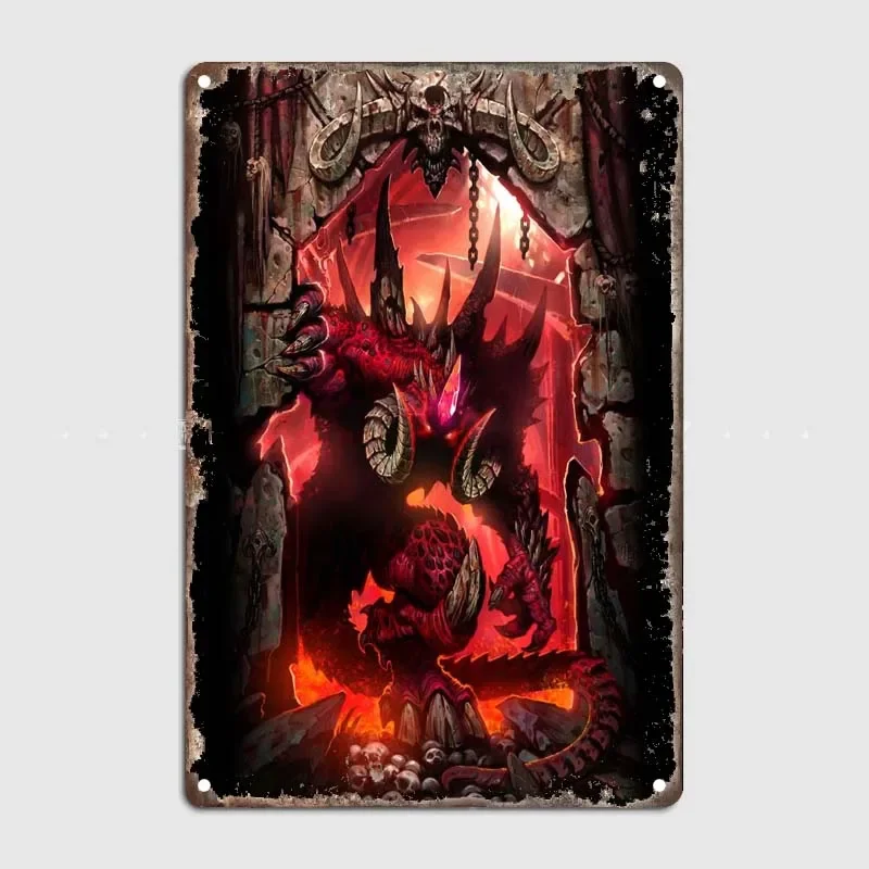 Diablo II: Resurrected Metal Wall Art Tin Plaque Room Decor Garden Decorations Custom Made Decoration Home Poster Vintage Plate