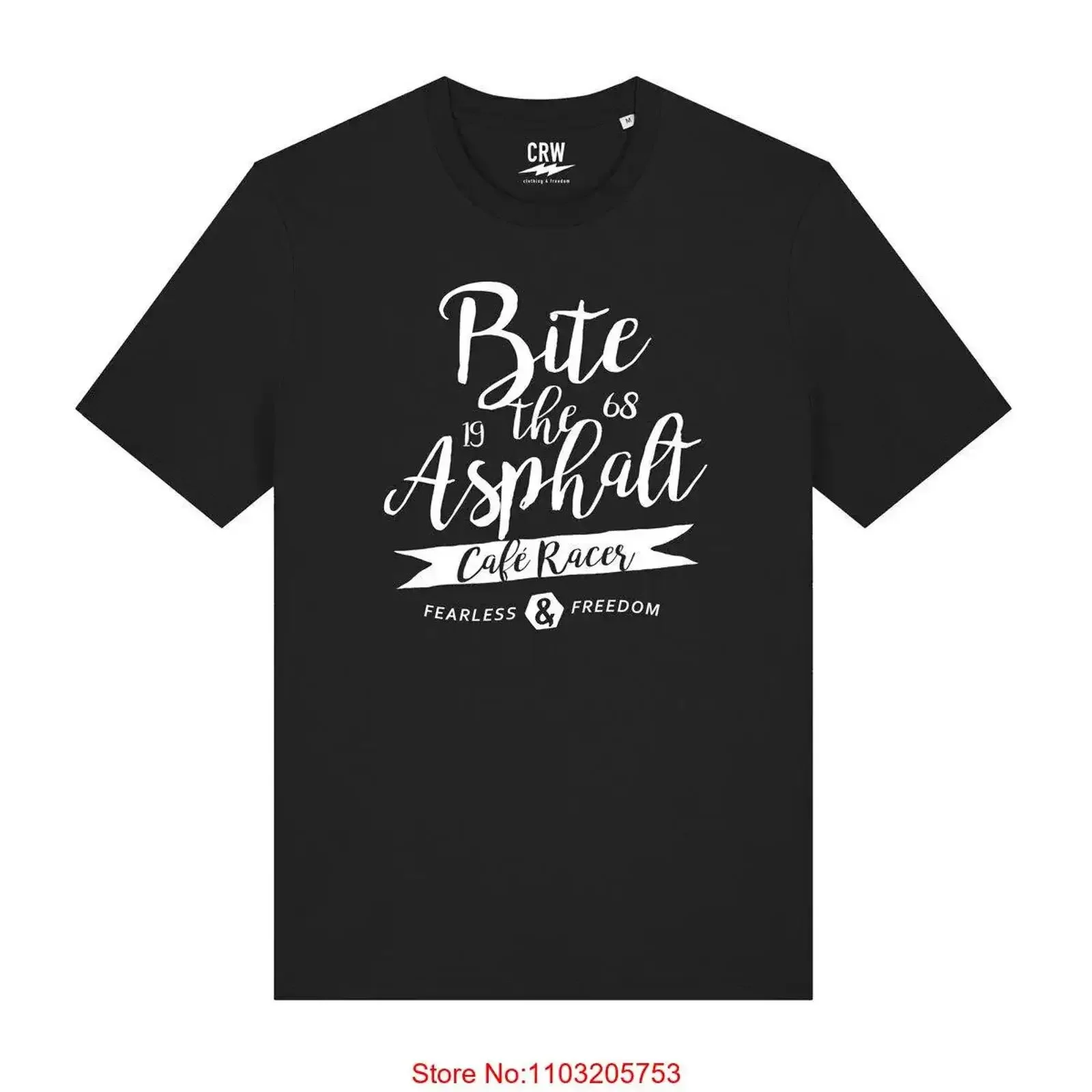 

Café Racer Jersey Motorcycle Vintage Motorbike Bite The Asphalt T shirt Man vintage Washed graphic streetwear Slightly homme
