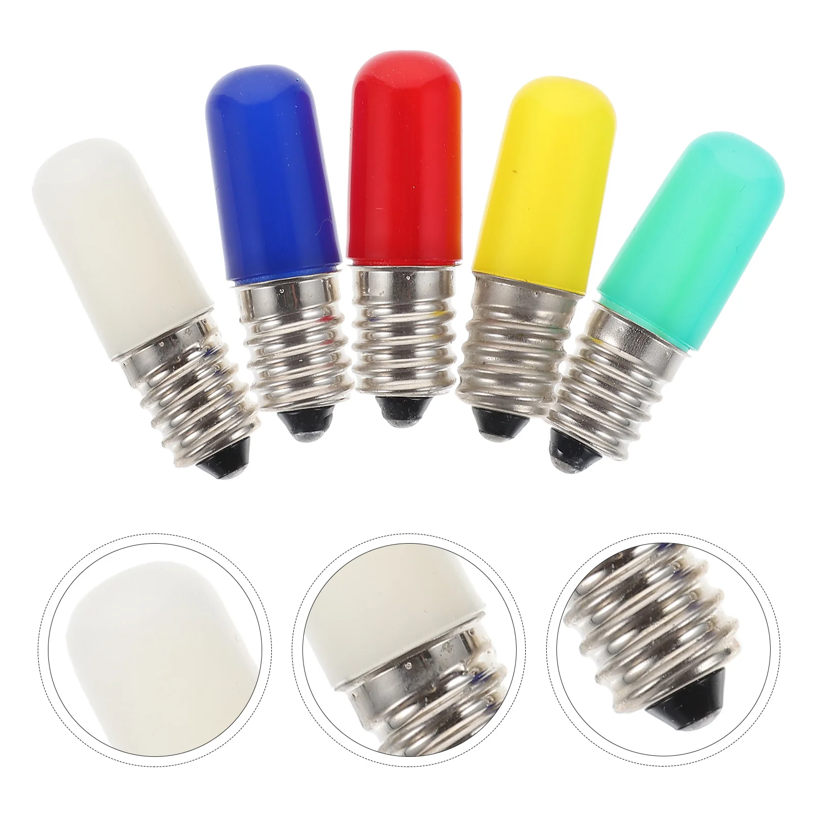 

5Pcs Colorful LED Bulbs E14 Party Lamps Outdoor Night Market Light Decorative Bulbs for Garden Bedroom Patio Barbecue Lighting